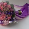 хризантема в букете невесты